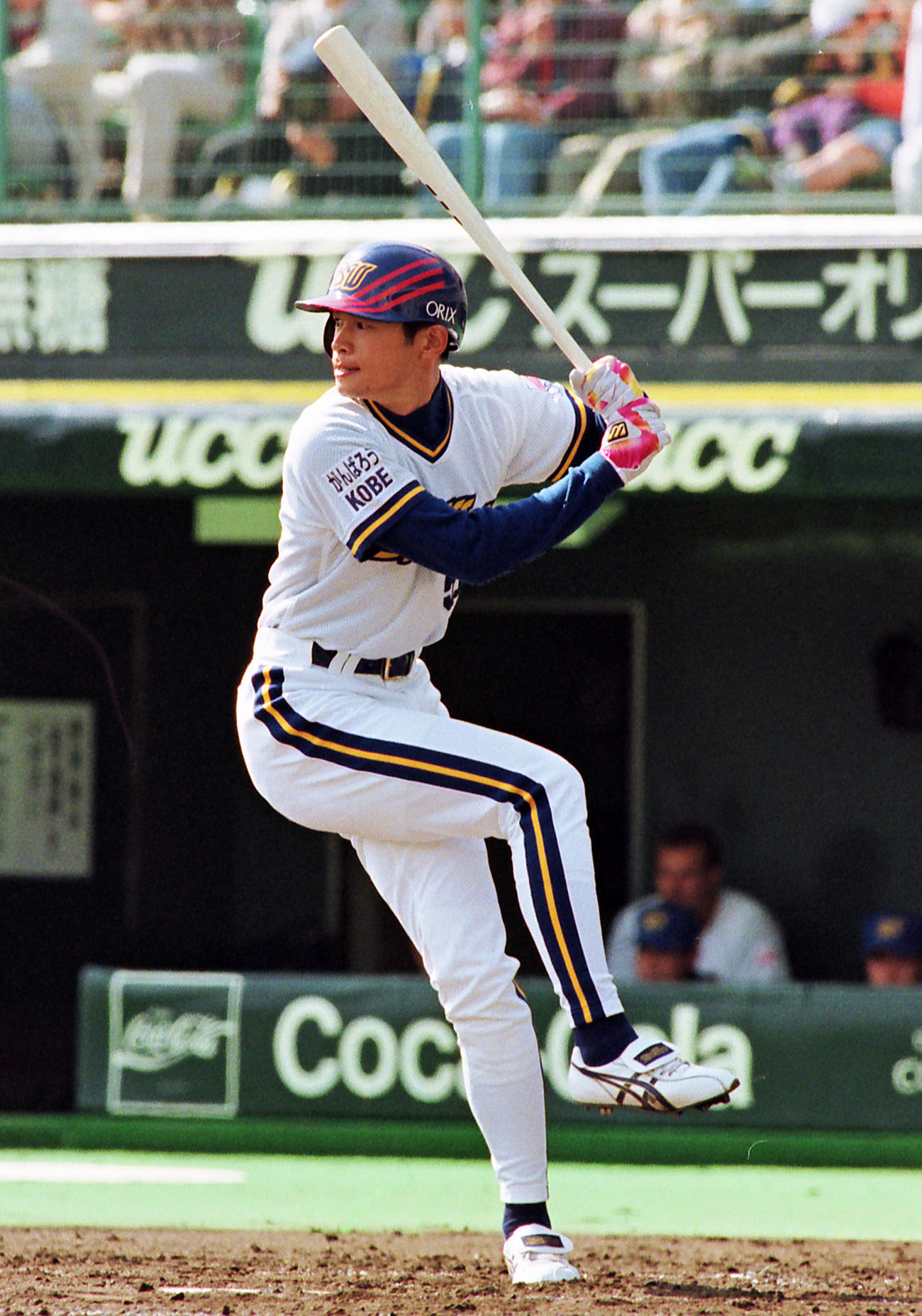 オリックス時代のイチロー（96年3月31日撮影）