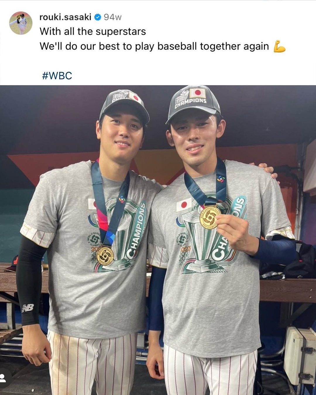 MLBの公式Xから
