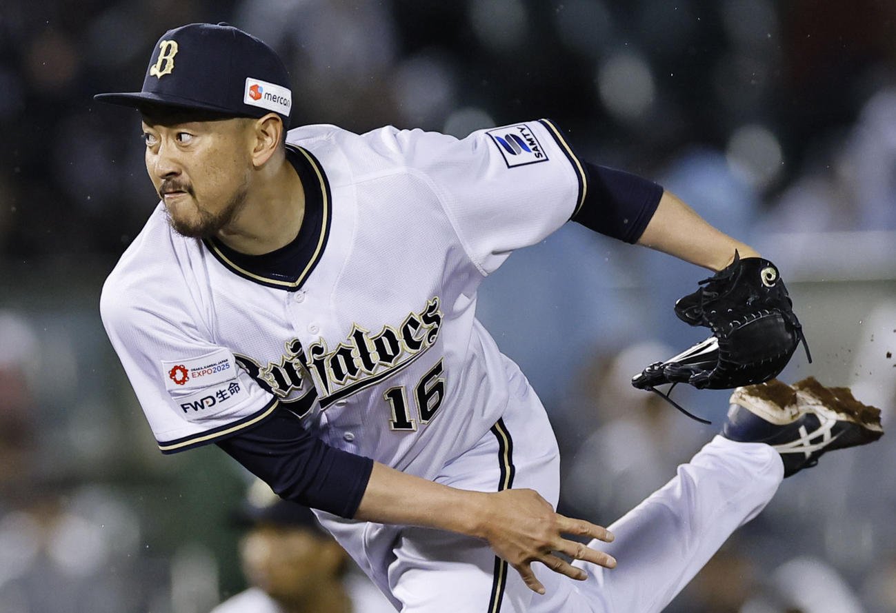 オリックス平野佳寿（2024年5月1日撮影）