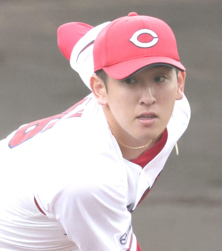 広島・遠藤淳志（2023年9月28日撮影）