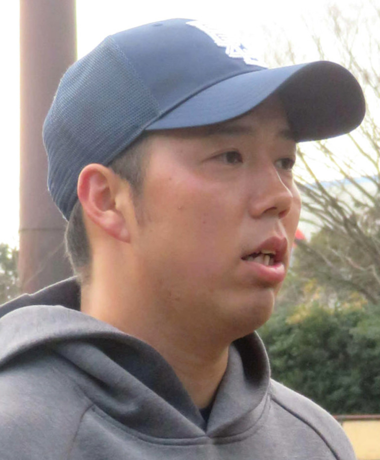 青柳晃洋（2025年1月18日撮影）