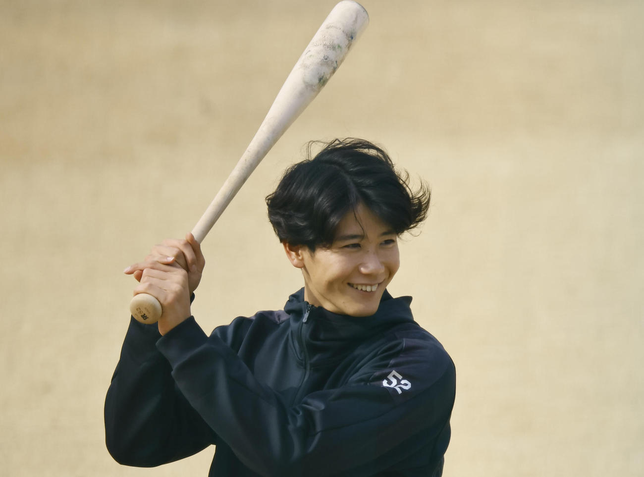 阪神山田脩也（2025年1月14日撮影）