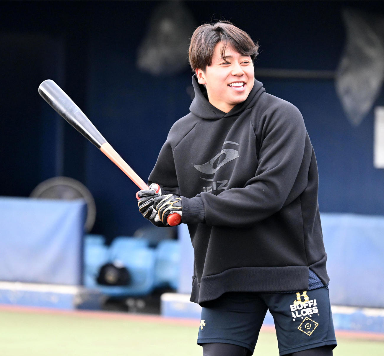オリックス】大阪桐蔭OB池田陵真が履正社OB岸田監督へ「バチンと」打の