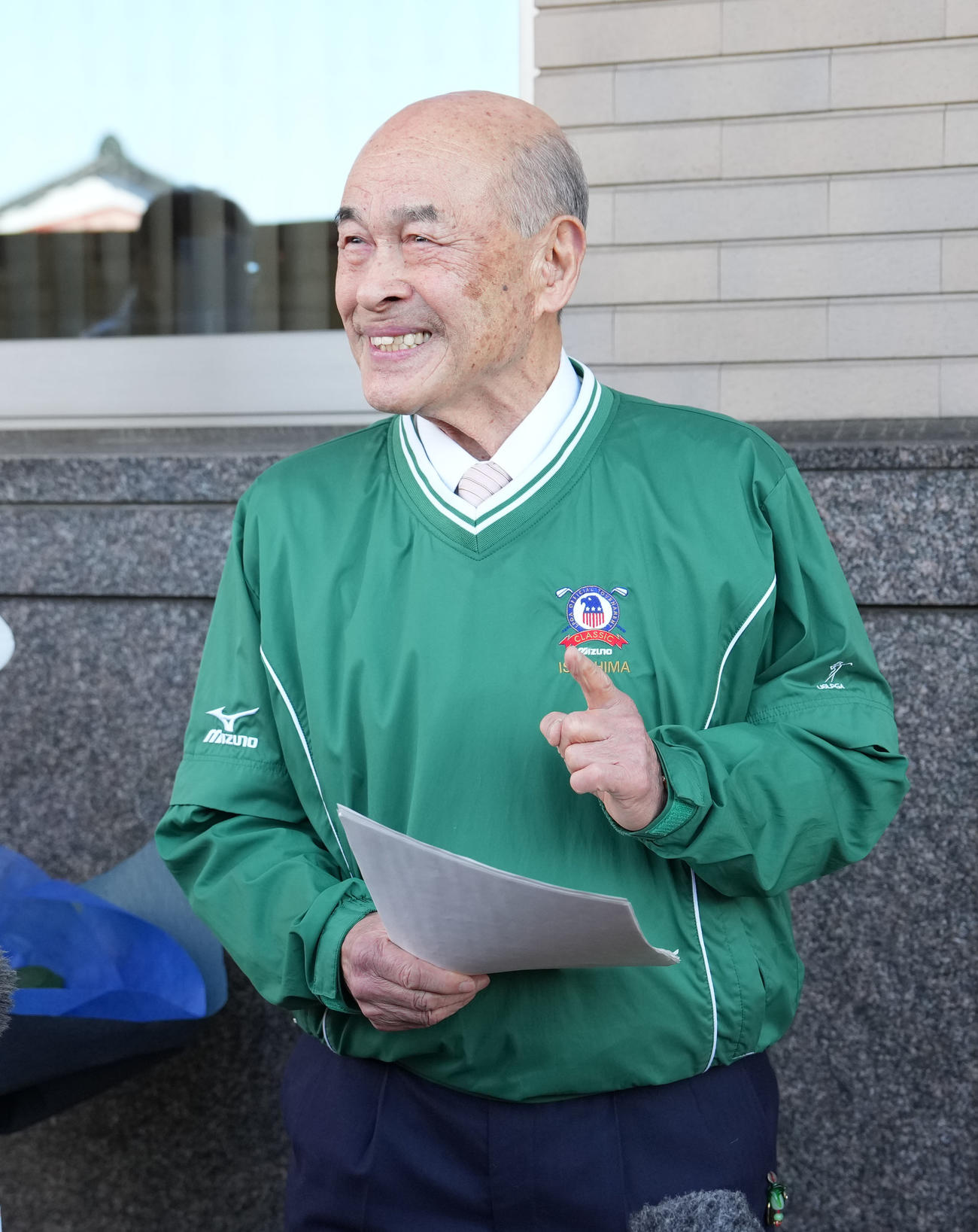 イチローのMLB殿堂入りに取材に応じる父・鈴木宣之さん（撮影・森本幸一）