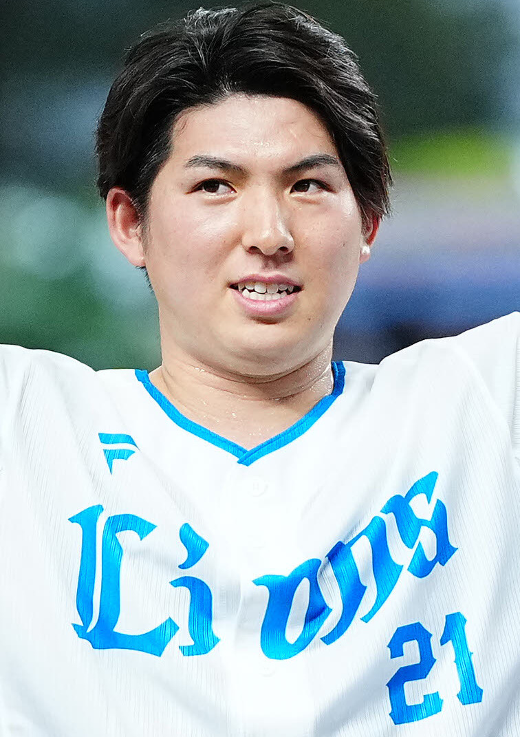 西武の武内夏暉（2024年9月撮影）