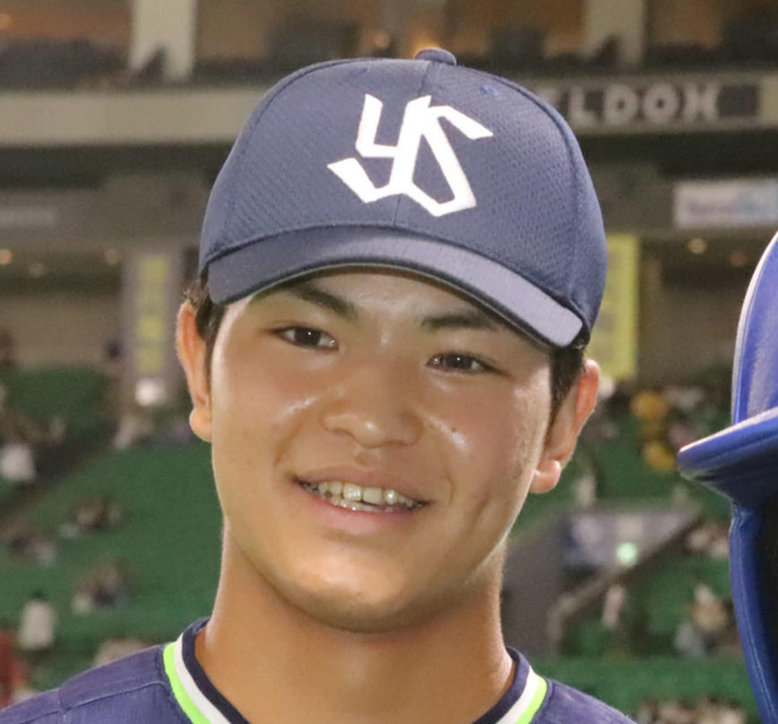 ヤクルト鈴木叶（2024年6月12日撮影）