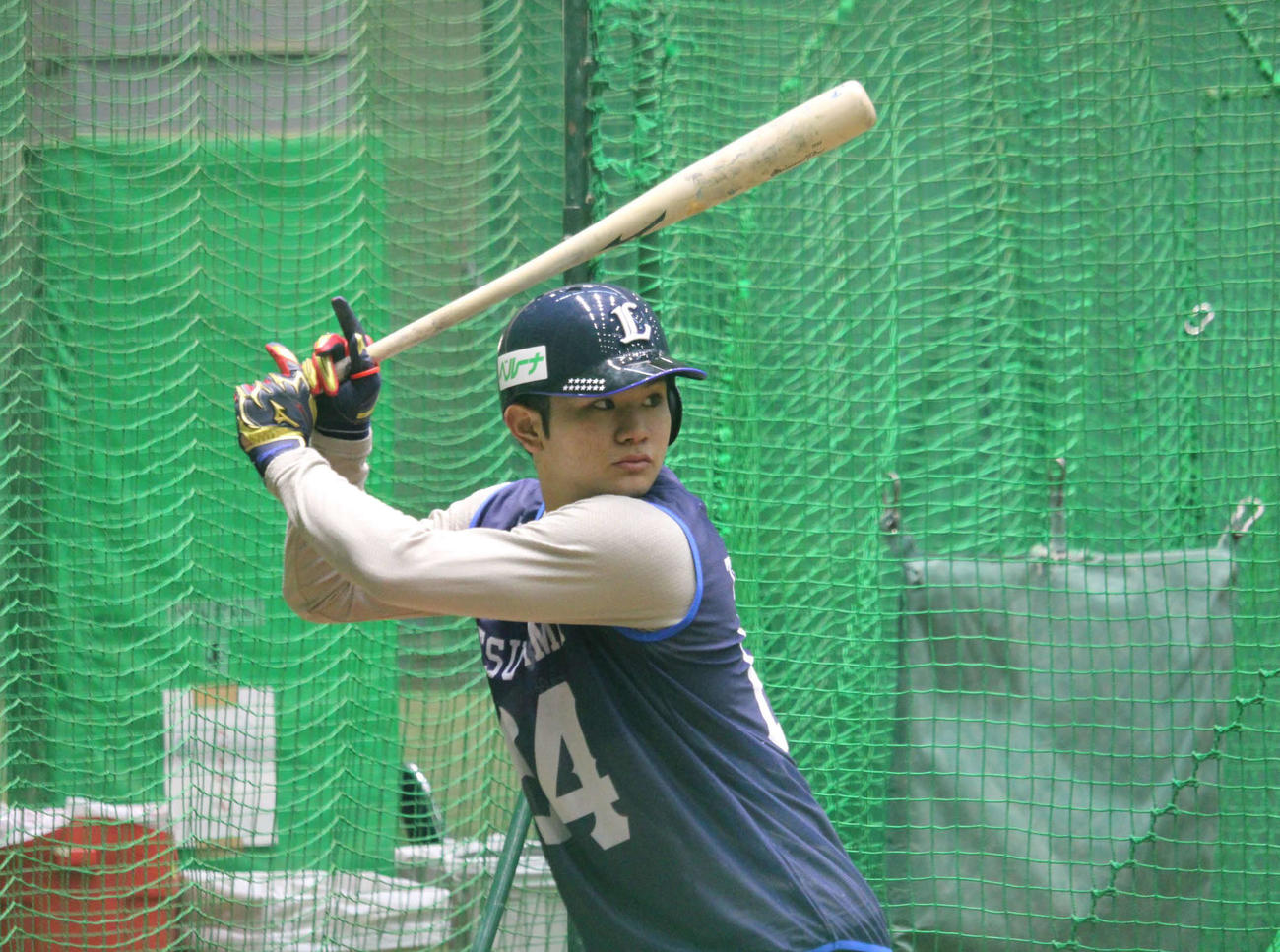 エナジックスポーツ出身の西武ドラフト6位龍山（撮影・金子真仁）