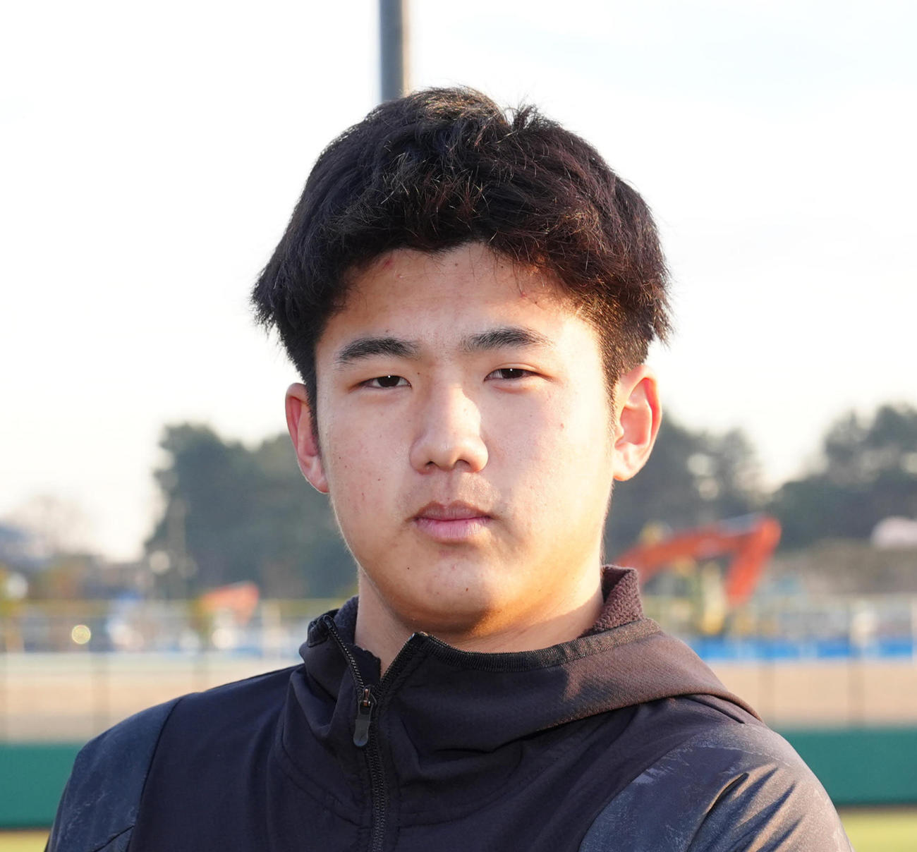 巨人石塚裕惺内野手（2025年1月14日撮影）