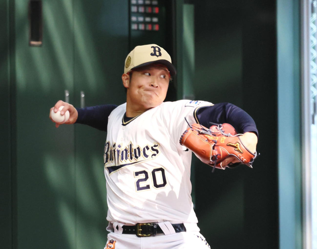オリックス阿部翔太（2024年撮影）