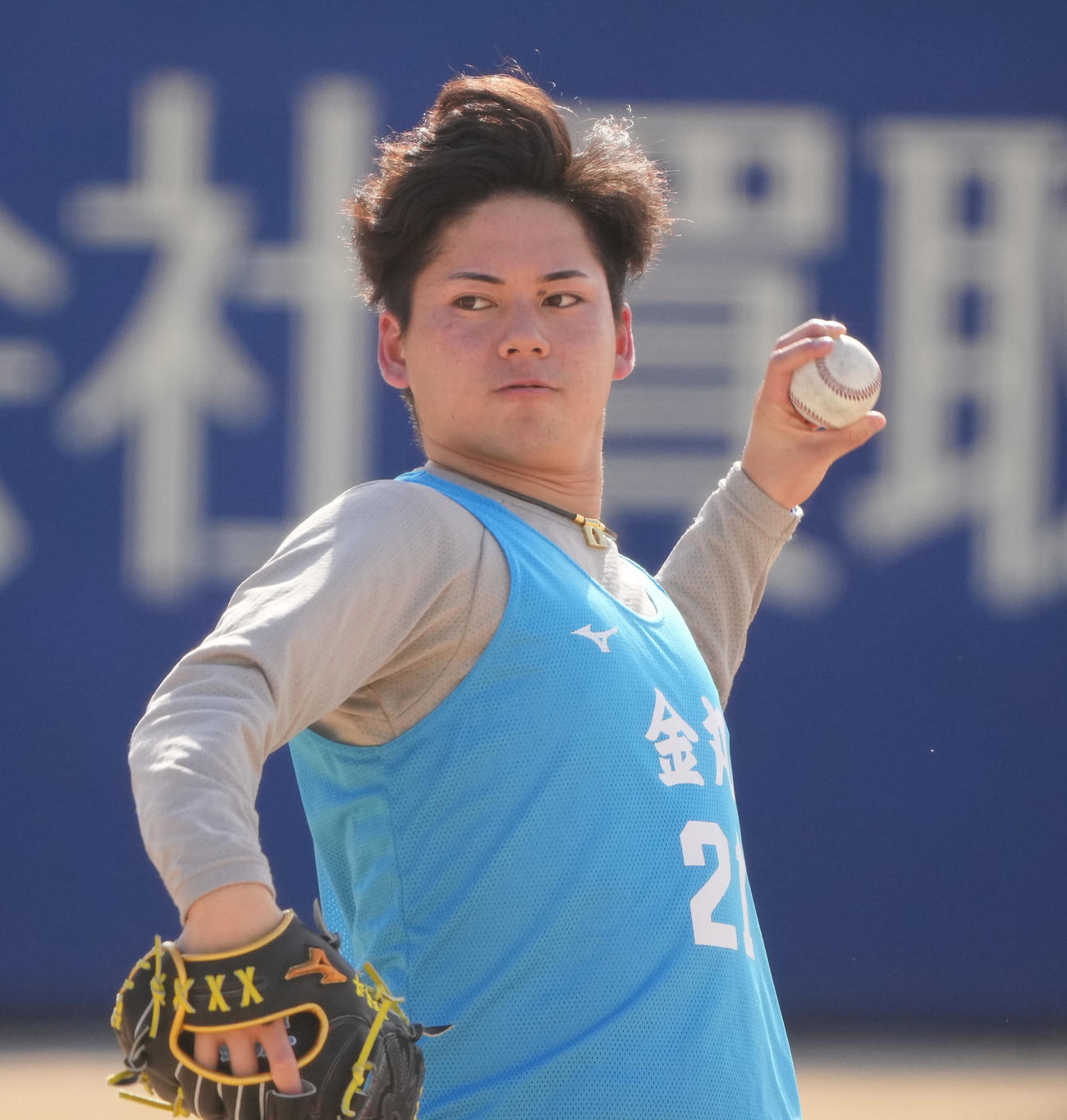 金丸夢斗（2025年1月17日撮影）