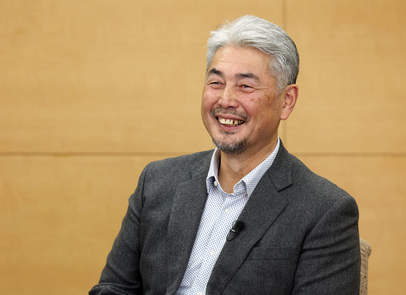 武豊騎手と対談を行ったロッテ吉井監督（撮影・宮地輝）