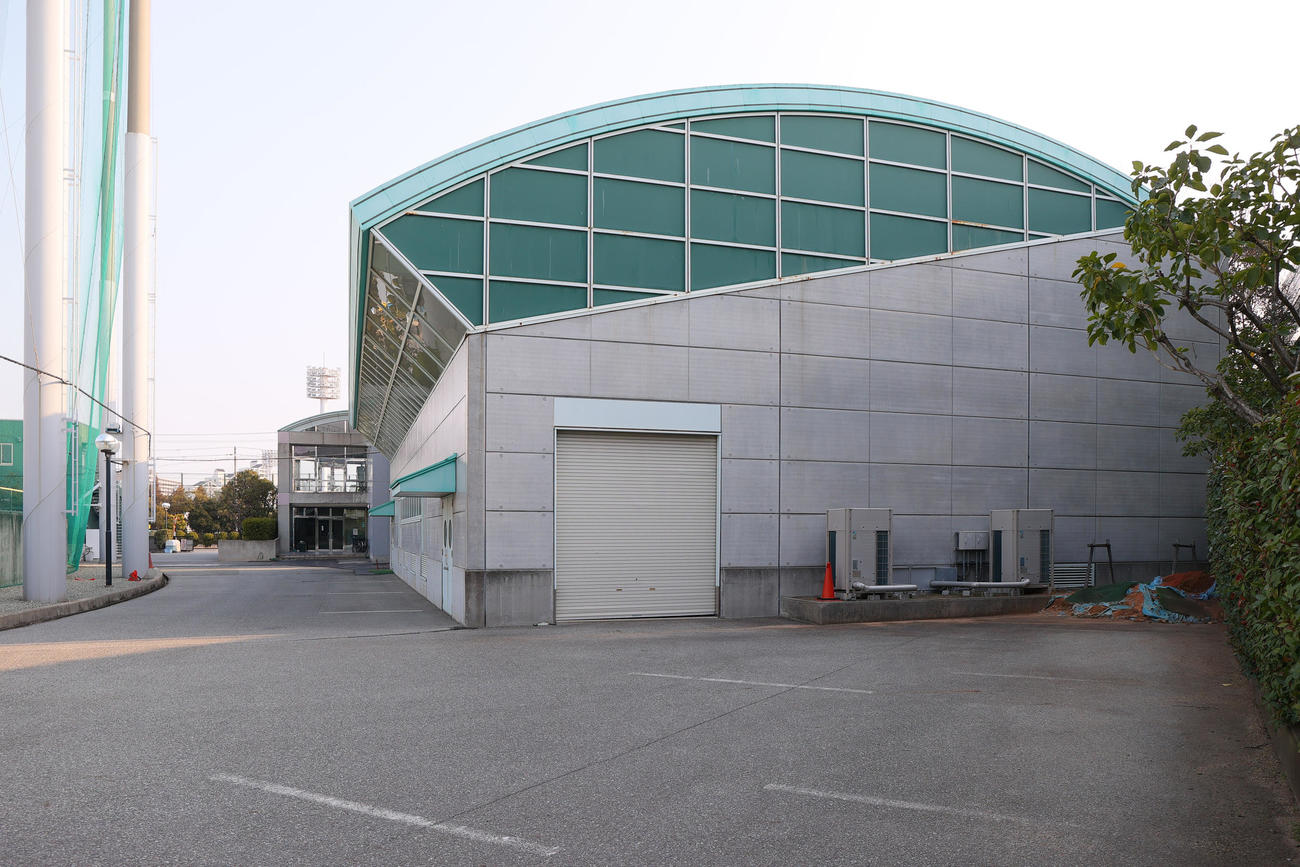 駐車場（撮影・上山淳一）