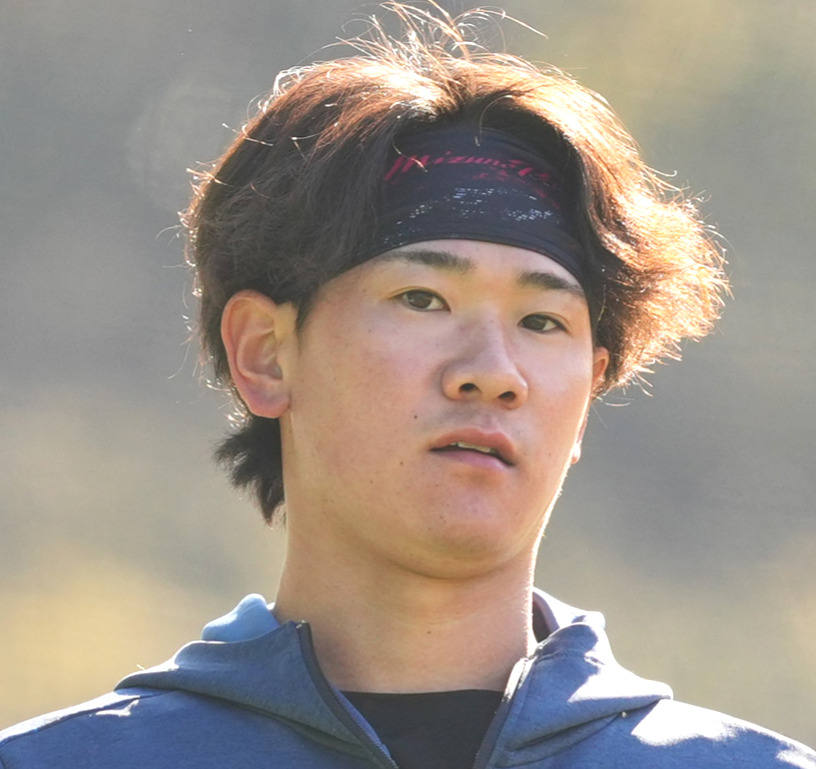 巨人井上温大（2025年1月撮影）