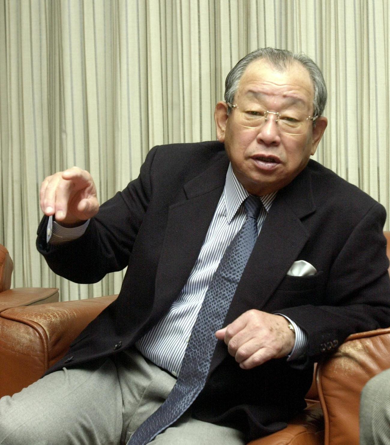00年から日刊スポーツの客員評論となる吉田義男氏