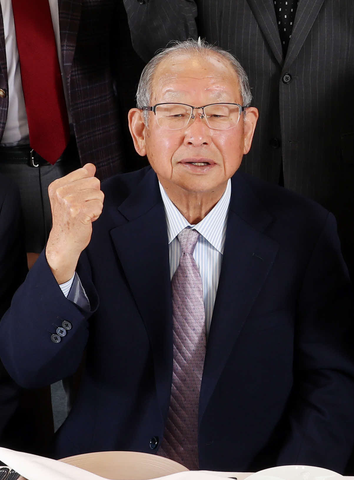 吉田義男さん（2018年3月撮影）