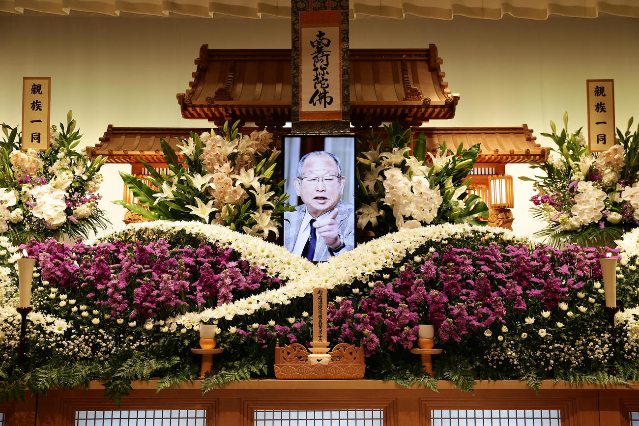吉田義男さんの祭壇（撮影・前田充）