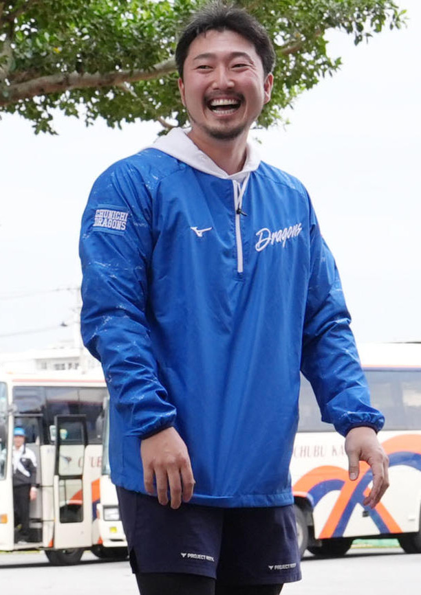 中日藤嶋健人（2025年2月2日撮影）