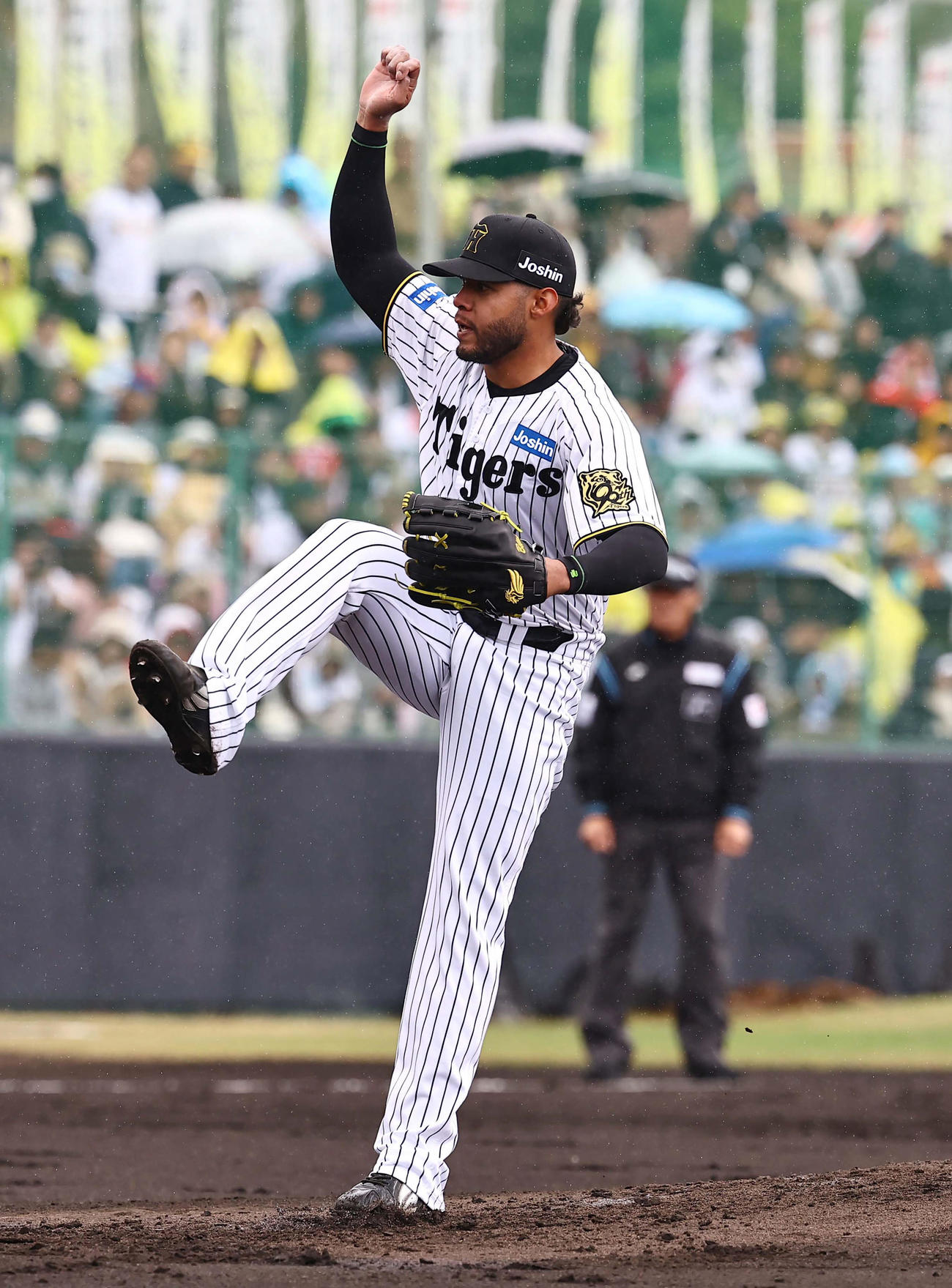 紅白戦　白組2番手のベタンセス（撮影・上田博志）