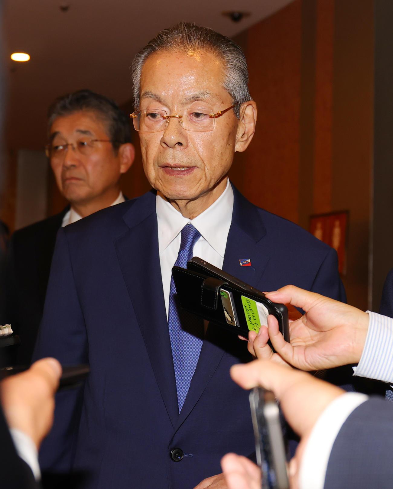 ヤクルト衣笠剛球団会長（2023年11月22日撮影）