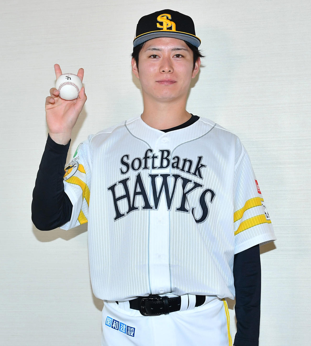 ソフトバンク育成ドラフト6位の川口（撮影・岩下翔太）