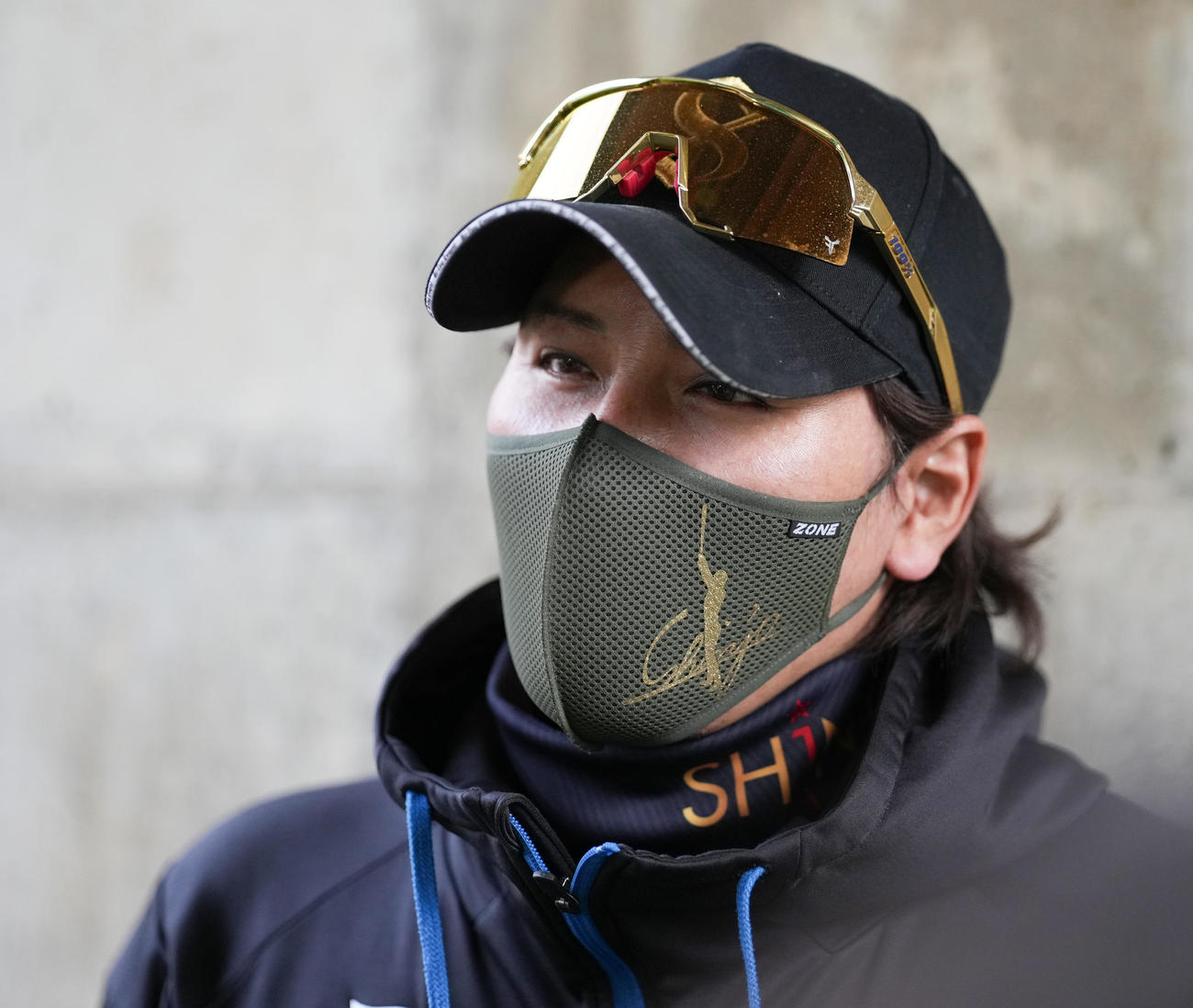 楽天対日本ハム　試合後、囲み取材に応じる日本ハム新庄監督（撮影・鈴木みどり）