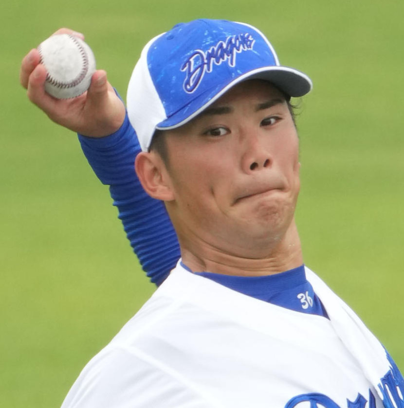 中日・福田幸之介（2024年撮影）