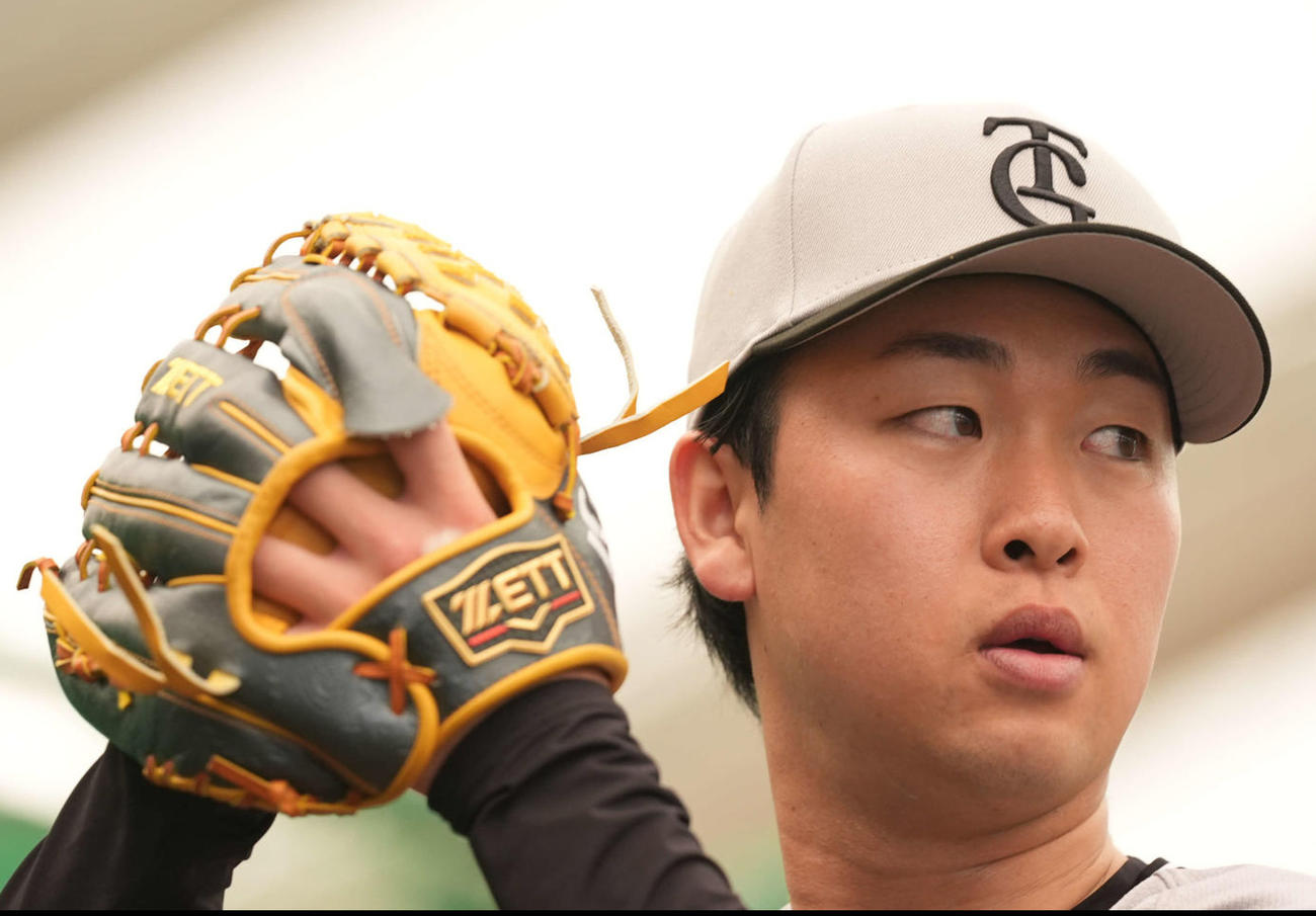 巨人山崎伊織（2025年2月撮影）