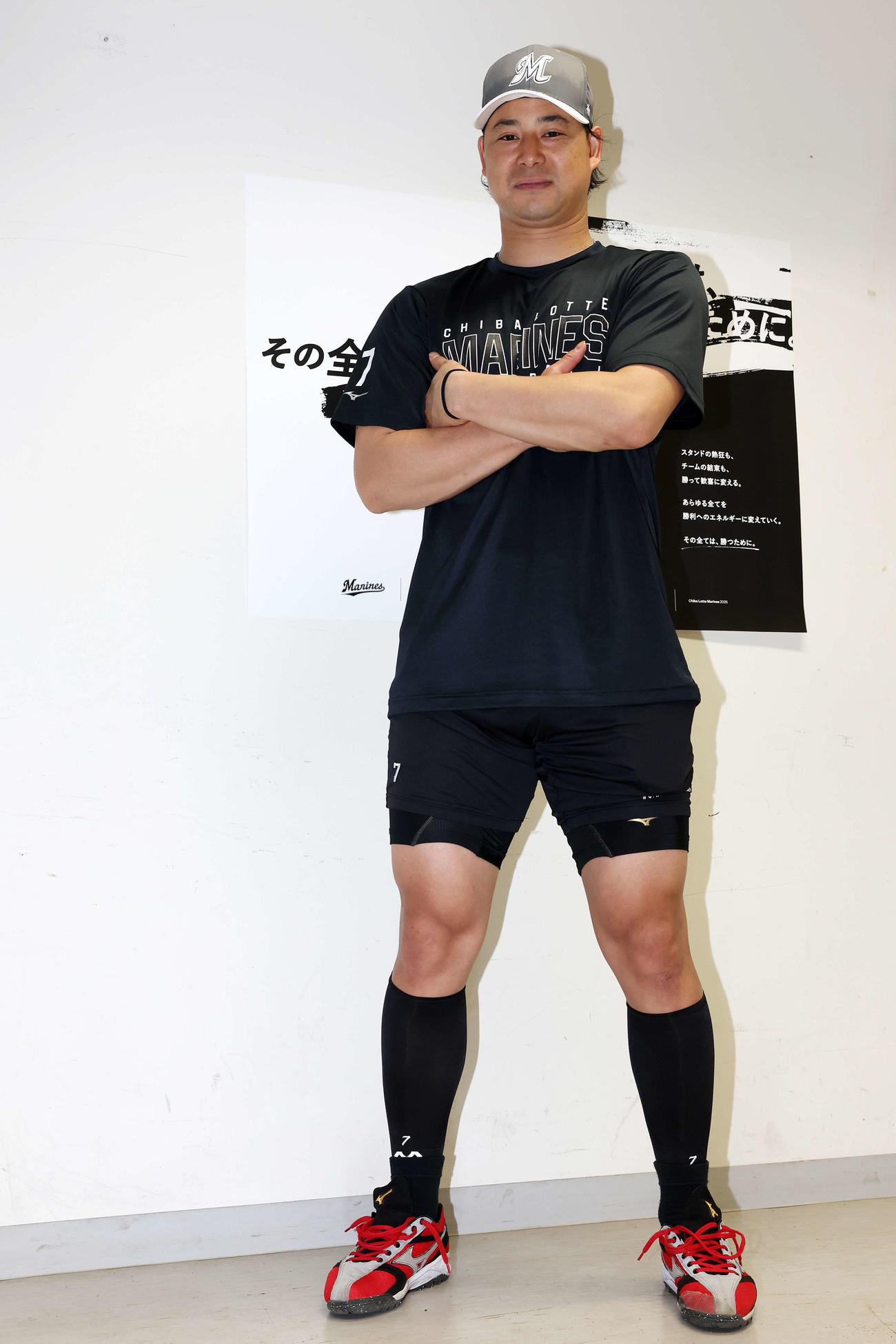 キャプテンとしてチームを引っ張るロッテ藤岡（撮影・宮地輝）