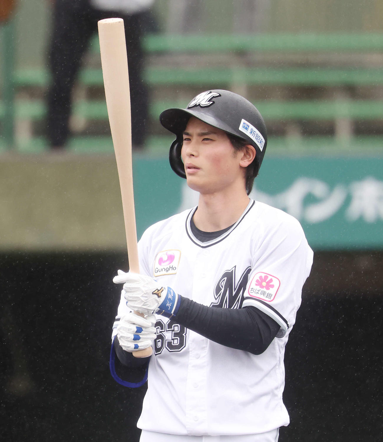 ロッテ和田康士朗（2025年2月7日撮影）