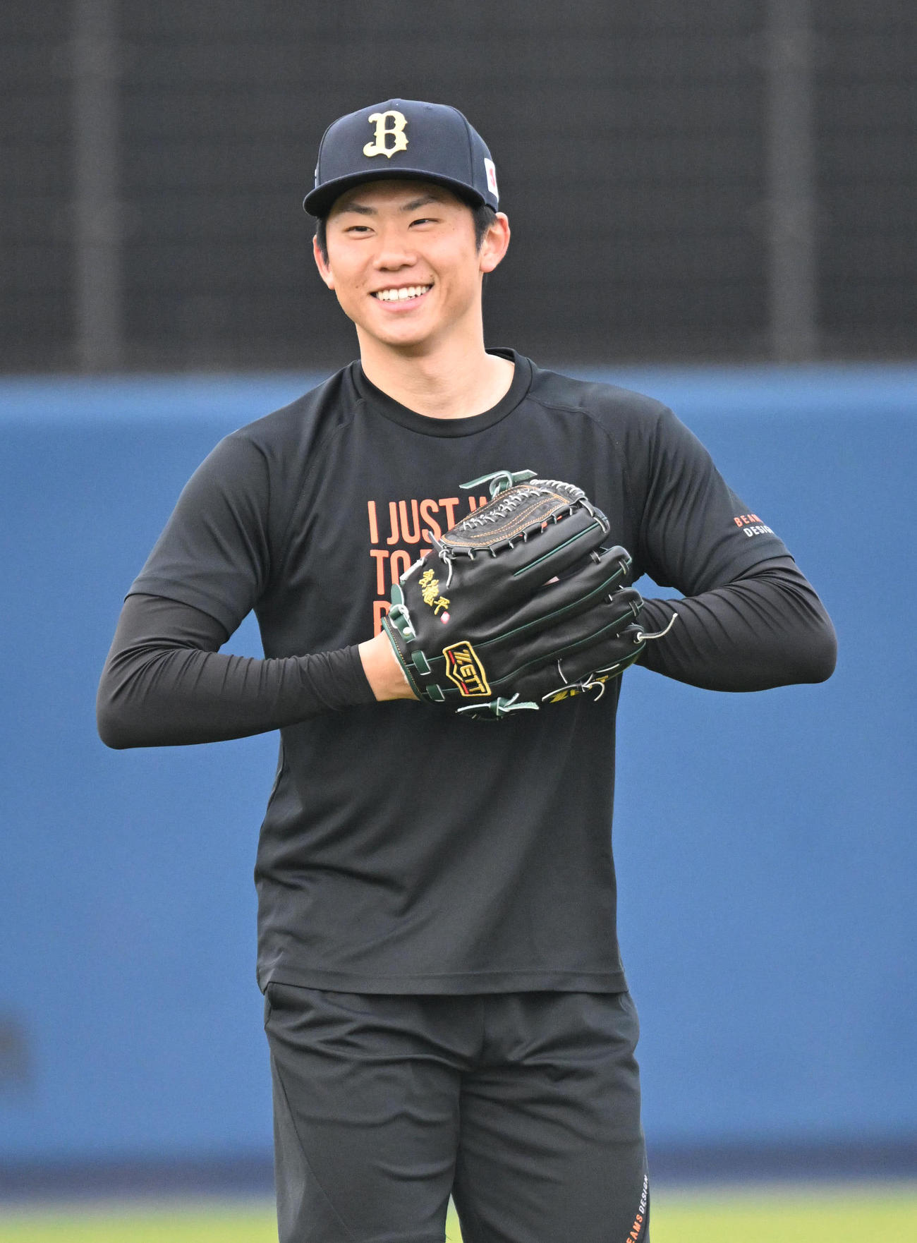 オリックス曽谷龍平（2025年1月15日撮影）