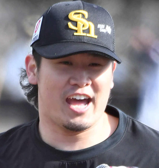 ソフトバンク杉山一樹（2025年2月撮影）