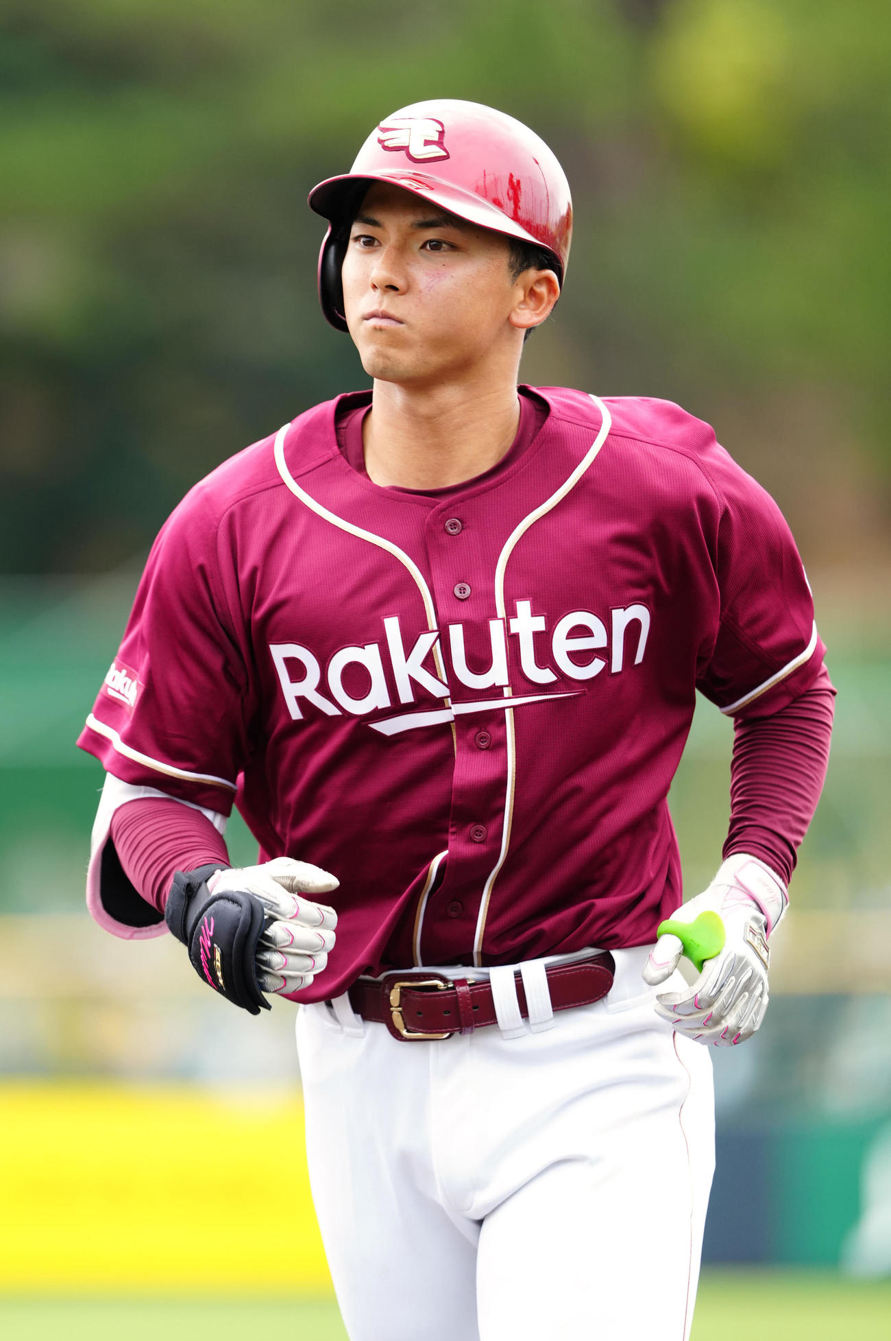 阪神対楽天　1回表楽天無死、一ゴロに倒れた宗山（撮影・江口和貴）