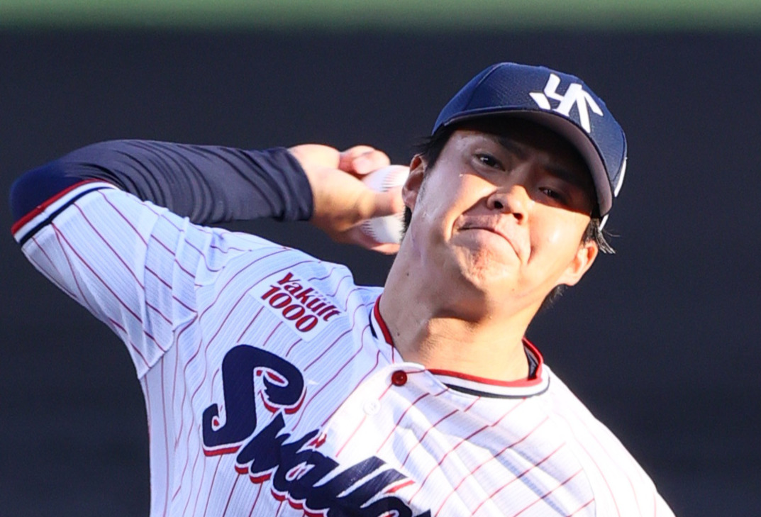 ヤクルト松本健吾（24年5月撮影）