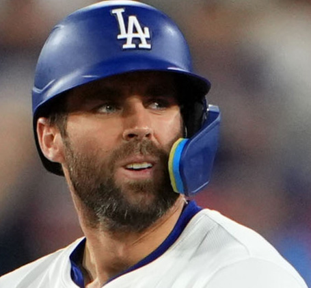 ドジャースのクリス・テーラー（2024年7月撮影）