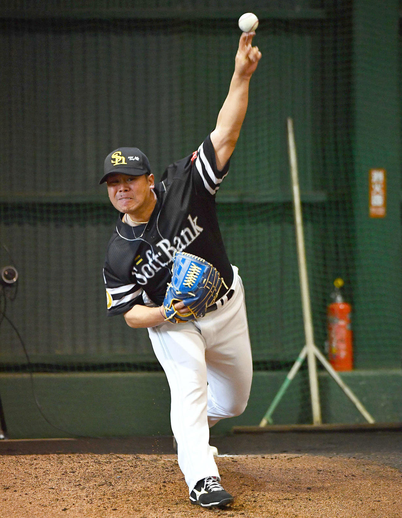 ソフトバンク浜口（2月12日撮影）