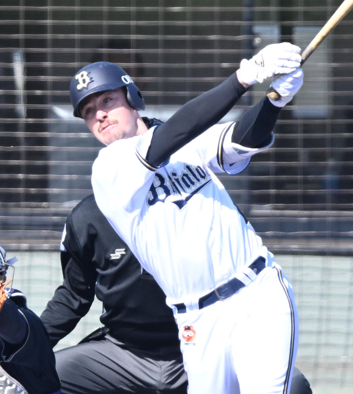 育成契約を結んだオリックスのデール（撮影・和賀正仁）