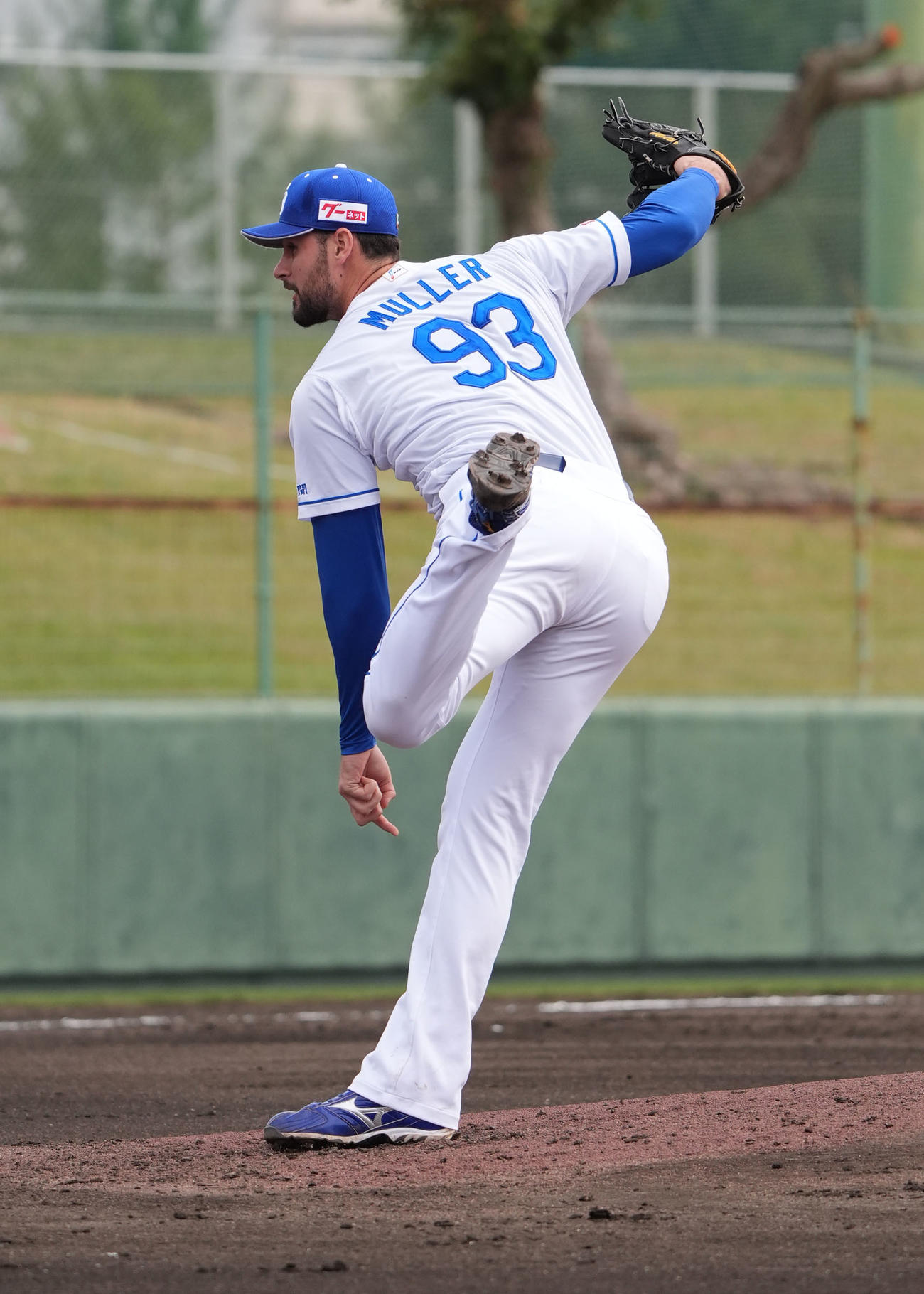 中日対日本ハム　3回表、中日2番手で登板するマラー（撮影・森本幸一）