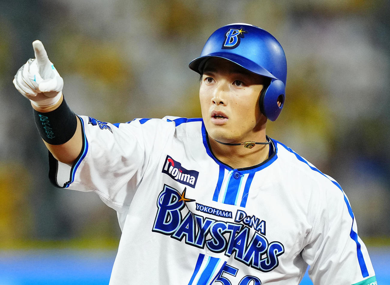 DeNA山本祐大（2024年8月27日撮影）