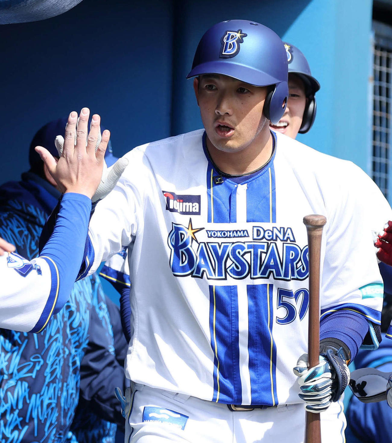 DeNA山本祐大（2025年2月8日撮影）