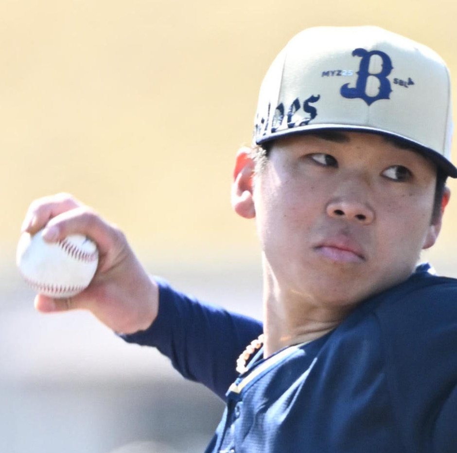 オリックス山下（2025年2月11日撮影）