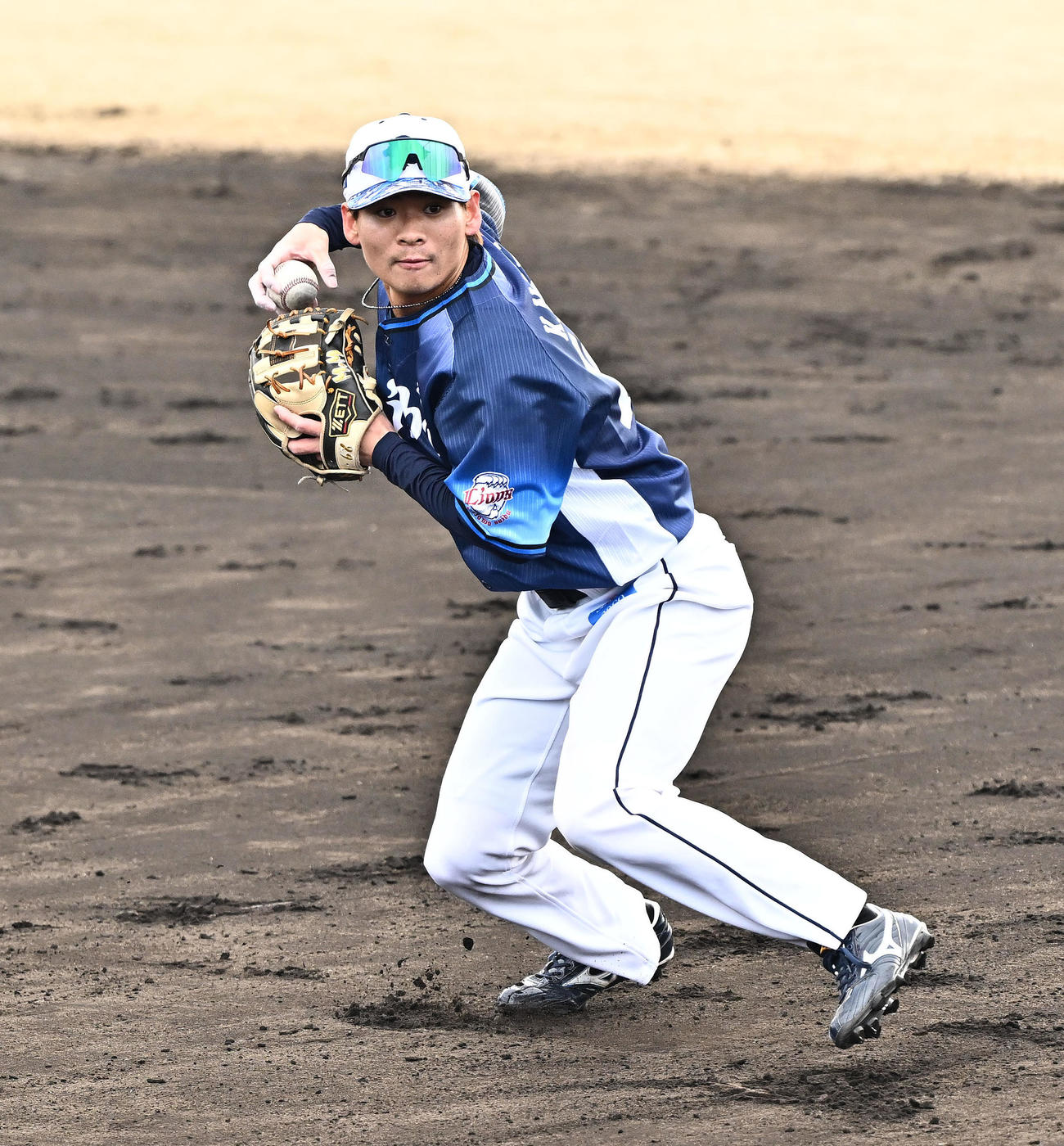 西武仲田慶介（2025年2月7日撮影）