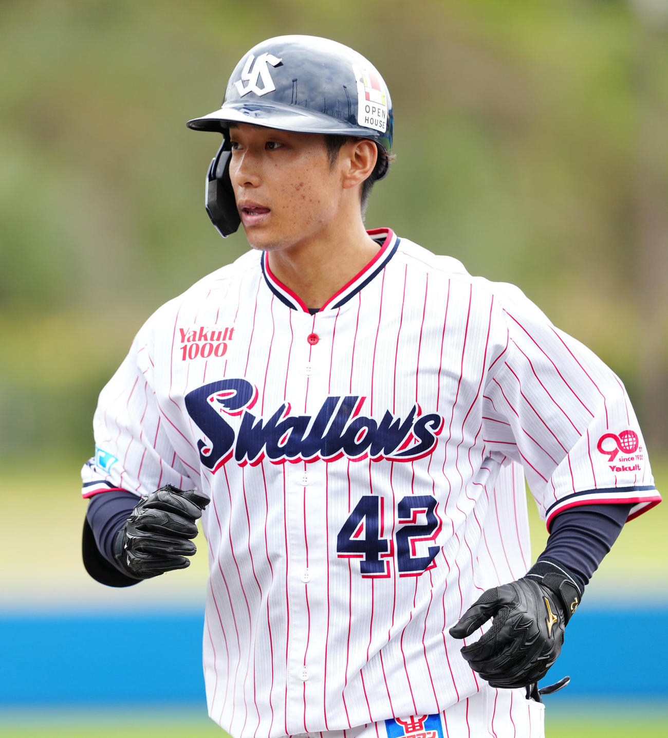 ヤクルト沢井廉（2025年2月18日撮影）