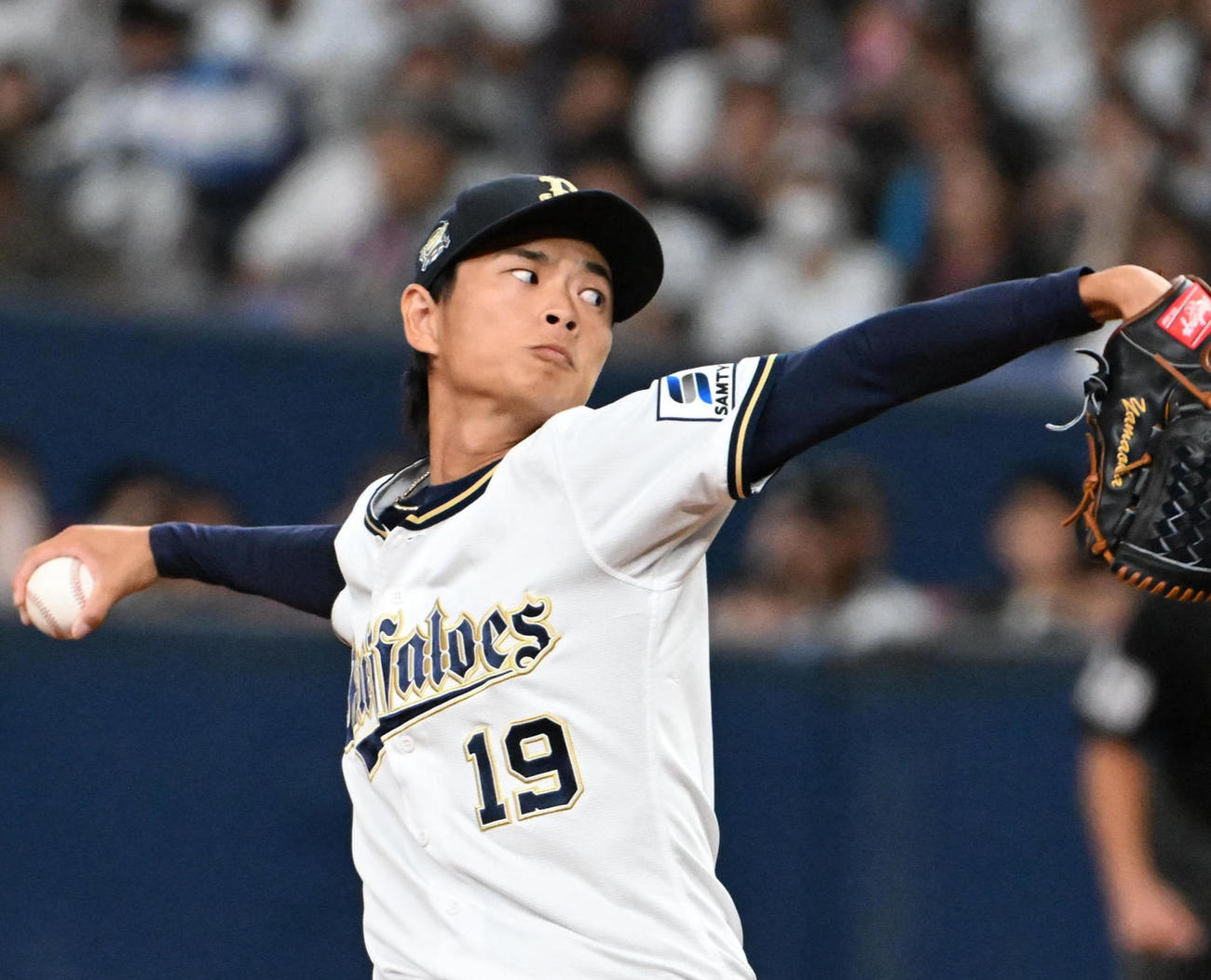 オリックス山岡泰輔（2024年撮影）