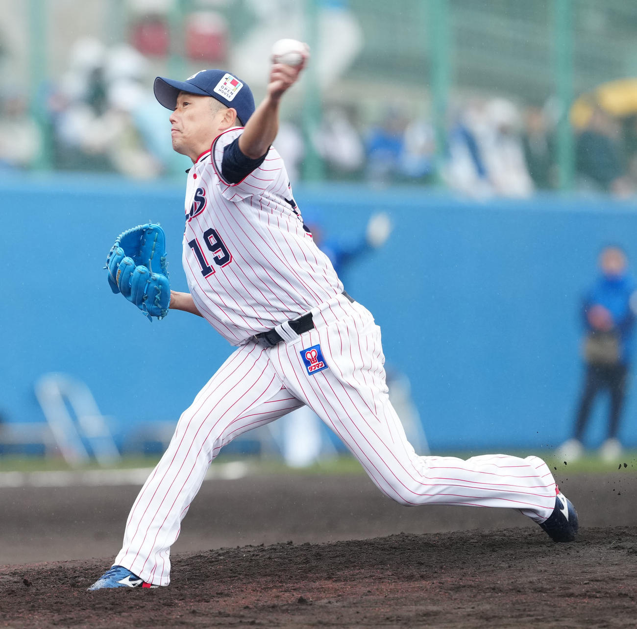 ヤクルト対DeNA　ヤクルト先発の石川（撮影・江口和貴）