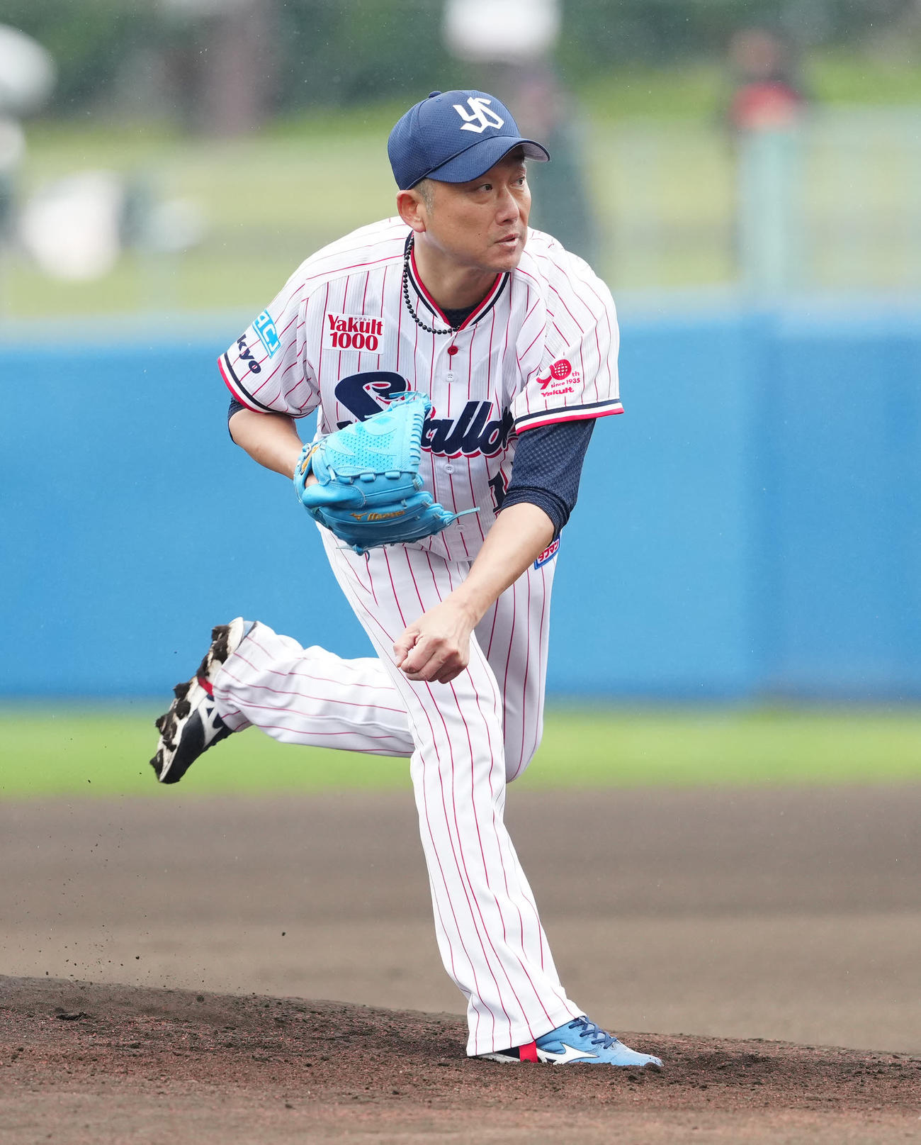 ヤクルト対DeNA　ヤクルト先発の石川（撮影・江口和貴）