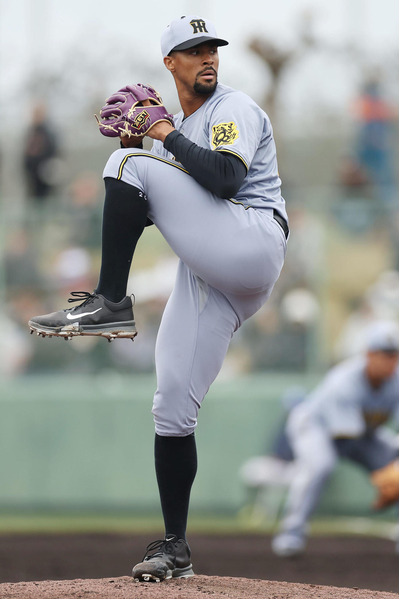 中日対阪神　力投する阪神3番手のデュプランティエ（撮影・前田充）