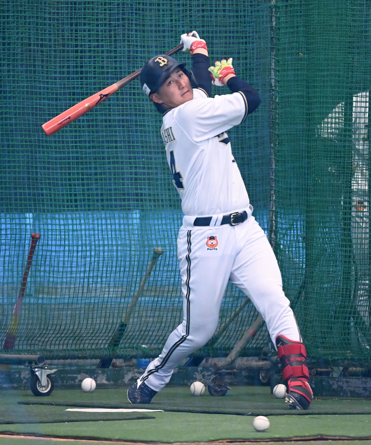 オリックス紅林弘太郎（2025年2月6日撮影）