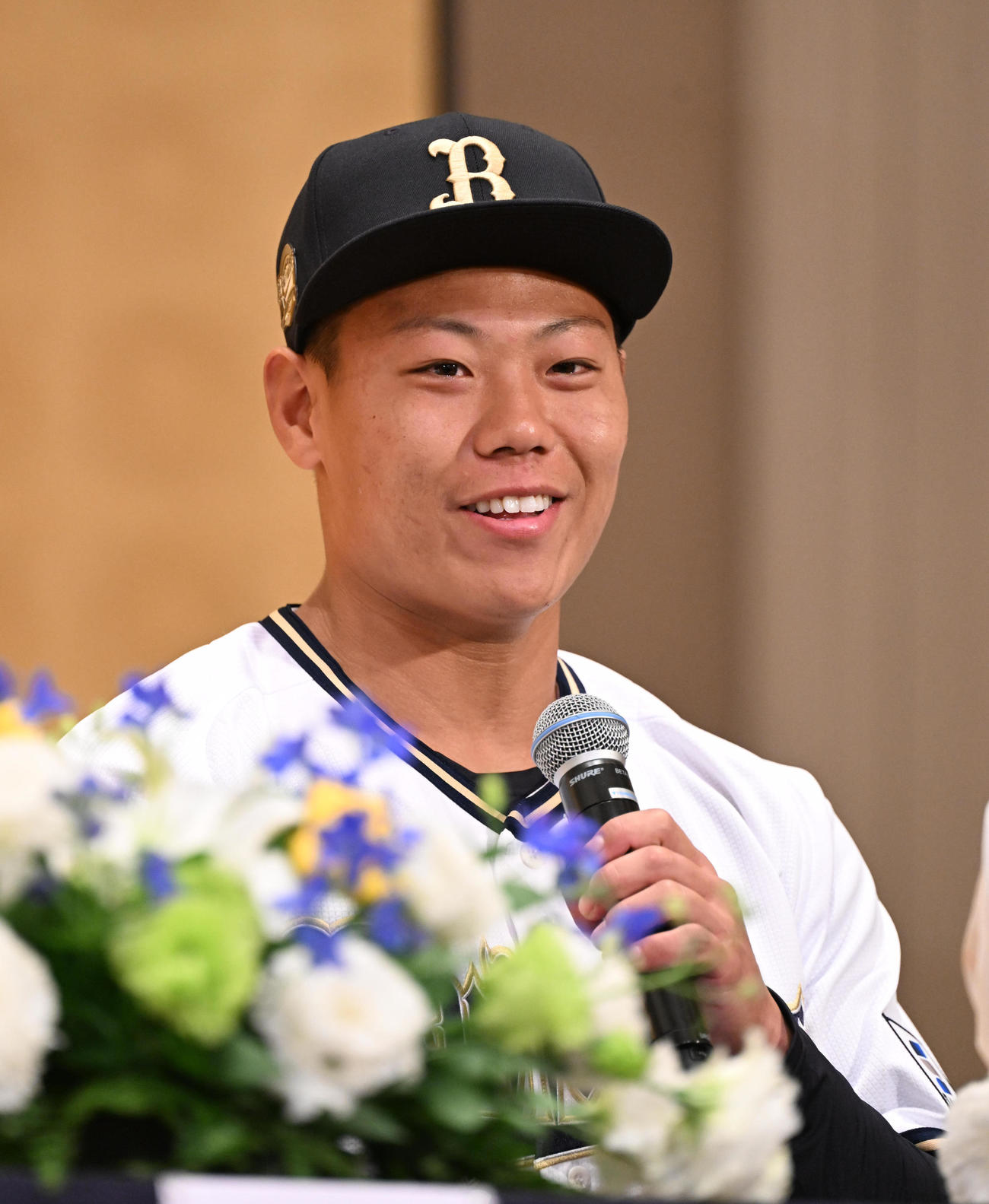 オリックス育成4位寺本聖一（2024年11月29日撮影）