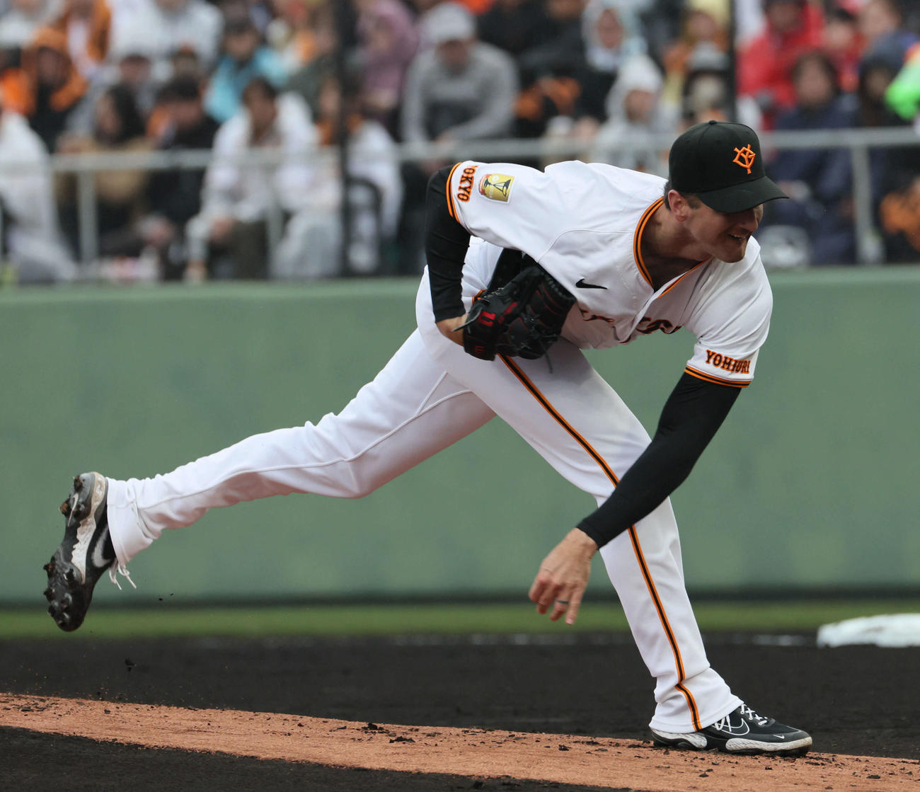 広島対巨人　巨人先発のグリフィン（撮影・加藤孝規）