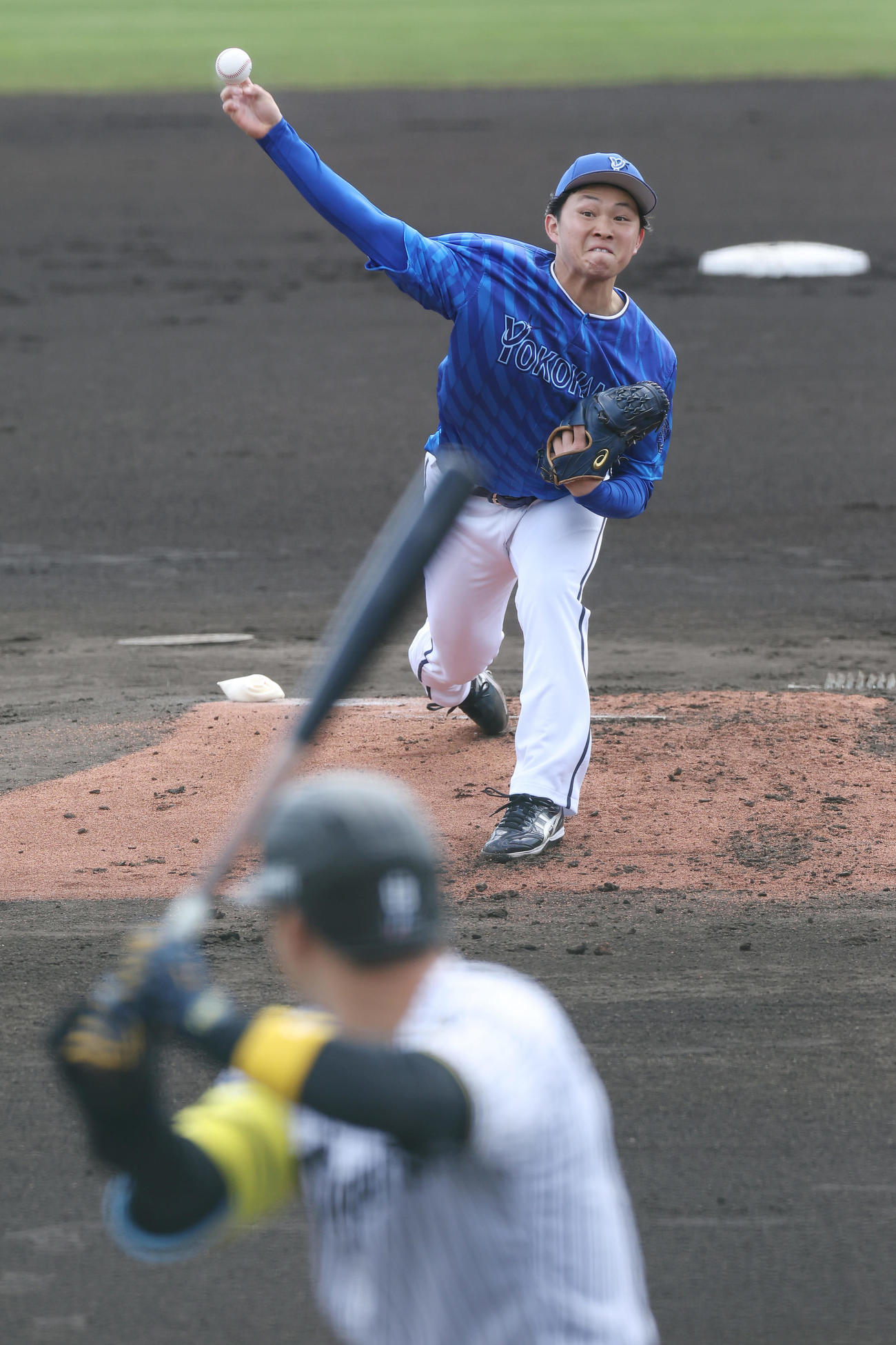 阪神対DeNA　力投するDeNA先発の竹田（撮影・前田充）